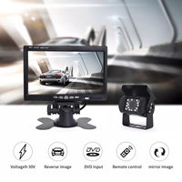 Moniteur de voiture TFT LCD 7 pouces, moniteur de recul pour voiture, écran de vision arrière pour bus, moniteur de caméra pour camion