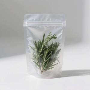 ถุงกระดาษคราฟท์สีขาวแบบตั้งได้ พิมพ์ลายสกรีนหรูหรา สำหรับใส่อาหาร ปิดผนึกได้ มีหน้าต่างและริบบิ้น ขายส่ง - Product Image 3