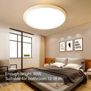 Lámpara de Techo LED con Altavoz, 36W/48W, RGB, Regulable, Control por Aplicación, 6500K CCT, LED para Sala de Estar, Acrílico, PVC - Product Image 1