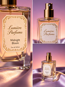 Custom-printed waterproof vinyl cosmetic <b>logo</b> <b>stickers</b>, transparent gold foil <b>stickers</b>, perfume <b>stickers</b>, and bottle labels - Product Image 6