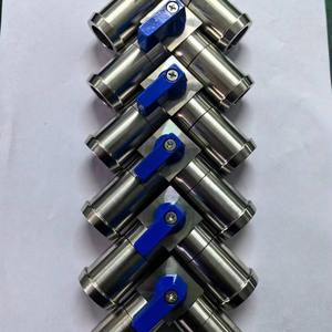 Mini Válvula de Bola de Ángulo Recto de Acero Inoxidable 304, Válvula de Control de Flujo de Agua Roscada, Estándar Nacional, Unidireccional - Product Image 2