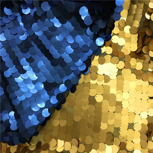 Fashion <strong>Rainbow</strong> 18 mm Large Size Round Sequin Fabric for <strong>Wedding</strong> Bridal <strong>Dress</strong> 18 mm Round Sequin Fabric - Product Image 4