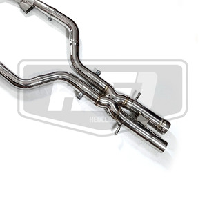 Tuyau de descente à haut débit pour <span class=keywords><strong>Mercedes</strong></span> <span class=keywords><strong>Benz</strong></span> <span class=keywords><strong>S600</strong></span> W221 <span class=keywords><strong>V12</strong></span>, conception en X, échappement performance avec isolation - Product Image 3