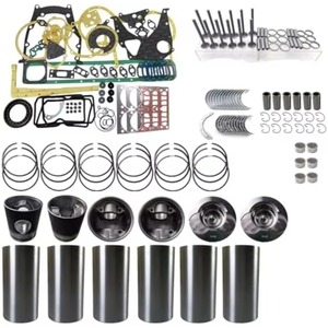 Piston de moteur D1146 DE08 avec axe pour excavatrice sur chenilles DX300 DH300-5, kit de chemises 65.02503-0228B - Product Image 2
