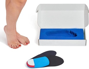 Ortesi Plantari Personalizzate con Supporto per l'Arco Plantare, Sollievo dal <span class=keywords><strong>Dolore</strong></span> per Fascite Plantare e <span class=keywords><strong>Dolore</strong></span> <span class=keywords><strong>al</strong></span> <span class=keywords><strong>Tallone</strong></span> - Product Image 1