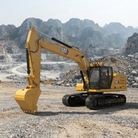 Excavatrice sur chenilles Caterpillar 320GC d'occasion du Japon, 20 tonnes, pour l'exploitation minière et la construction, avec moteur et composants de pompe