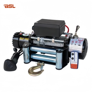 12V/24V 9000-12000lbs Elektrische autolier van staal met automatische toepassing en draadloze afstandsbediening, staalkabel - Product Image 6