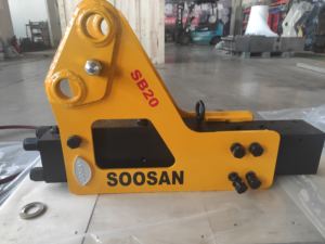 Martillo hidráulico SOOSAN SB20 tipo lateral martillo adecuado para miniexcavadoras y MINICARGADORA con peso de portador 1,2-3 toneladas - Product Image 3
