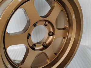 Jantes en alliage d'aluminium classiques 4x4 tout-terrain bronze 6*139.7/114.3/ <span class=keywords><strong>ET</strong></span>-10 pour voitures de <span class=keywords><strong>sport</strong></span>, jantes de 15 pouces 5X100 - Product Image 3