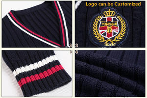 Personnalisé Hiver Primaire Cardigan Chandail Veste <span class=keywords><strong>Plaid</strong></span> Jupe et Pantalon Enfants Garçons Fille Lycée Uniforme - Product Image 6