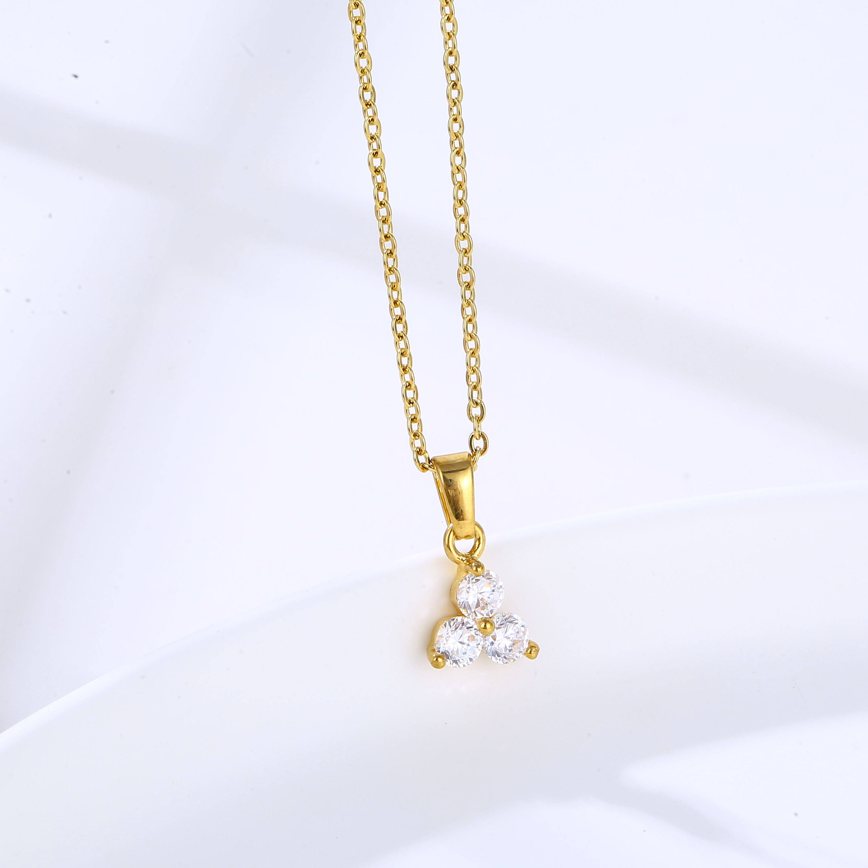 Religious Christian Jewelry Gold Plated Stainless Steel