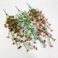 Guirlande de fleurs artificielles suspendues, fausses fleurs pour mariage, vase, arche, mur, cheminée, porche, balcon, décoration de plafond