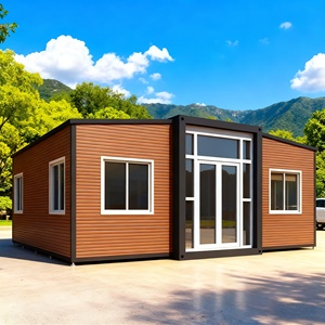 Casa de contenedor de envío de acero de apartamento extensible de lujo de 20 40 pies para aplicación de Villa Diseño plegable - Product Image 1