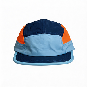 Gorra de malla OEM de 5 paneles con logo personalizado, gorra ligera de nailon para correr al aire libre, gorras de secado rápido tipo pico de pato para hombre y mujer - Product Image 4