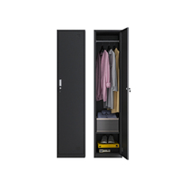 Armoire de rangement pliable en métal moderne pour la maison, le bureau, l'école, l'organisation de vêtements en acier pour la chambre à coucher et l'hôtel