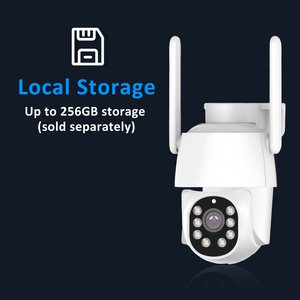 2MP Wifi Mini Tracking PT <b>Camera</b> Human Detection Function Dual Light Built-in Mic & Speaker 256G up to 100ft - Product Image 3