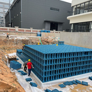 Modul panen air hujan tempat parkir sistem pengumpulan cetakan injeksi sistem panen air hujan - Product Image 4