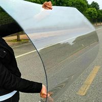 Plaque de polycarbonate transparente pour toiture, matériaux de construction, résistante aux UV et à la chaleur
