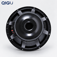 hQP15-070 Speaker Woofer Bass 15 Inch 100mm Voice Coil Tembaga 8Ohm 98dB 500W-1000W Magnet Ferit Loudspeaker PA Profesional