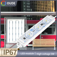 Haute Tension Smd 2835 110v 220v Blanc Module D'injection Lumière 3w AC LED Module Extérieur
