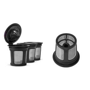 Filtre à capsules de café en acier inoxydable réutilisable écologique de couleur noire multifonction de vente chaude pour cafetière k Cup - Product Image 6