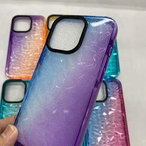 Funda de TPU con Tecnología Resistente al Amarillamiento y Textura Degradada de Diamantes para <span class=keywords><strong>iPhone</strong></span> <span class=keywords><strong>SE</strong></span> <span class=keywords><strong>2020</strong></span> y Protección Contra Caídas con Airbag en los Bordes de TPE - Product Image 4