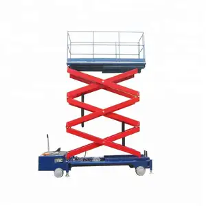 Mide CE Warehouse Equipment Cargo Lift Platform、14m 16mホイール空中シザーリフター、リフトテーブル