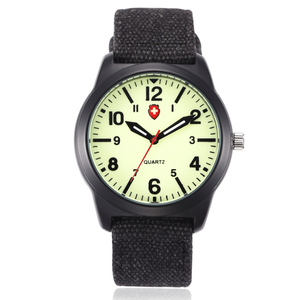 Reloj Deportivo DFS4568 para Hombre, Correa de Lona, Estilo Deportivo, Cuarzo, Iluminación Nocturna - Product Image 2