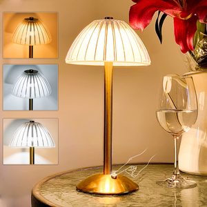 Lampe de bureau sans fil <span class=keywords><strong>Rechargeable</strong></span> en cristal, DROPSHIPPING, capteur tactile, Portable, batterie, veilleuse - Product Image 2