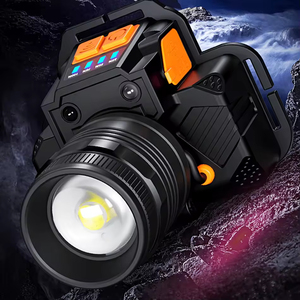Super Bright 2600mah Digital Power Display Telescopic Zoom Aluminum Alloy Rechargeable <strong>Torches</strong> Tactical <strong>Flashlights</strong> Led Headlamp - Product Image 4