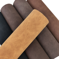 Rouleau 30 cm X 135 cm de Tissu en Cuir Artificiel Daim Couleur Unie pour DIY, Fabrication de Porte-clés, Sacs, Artisanat - Livraison Gratuite