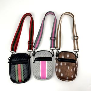 <span class=keywords><strong>HONOUR</strong></span> ME, venta al por mayor, bolso cruzado Universal de neopreno para teléfono móvil, bolso de moda con estampado de leopardo de neopreno, bolso para teléfono móvil - Product Image 1