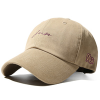 Gorras de Béisbol Deportivas Unisex de 6 Paneles en Tela Twill, Cierre de Hebilla Metálica, 100% Algodón, Camuflaje Común, Ala Ancha, Acabado Lavado