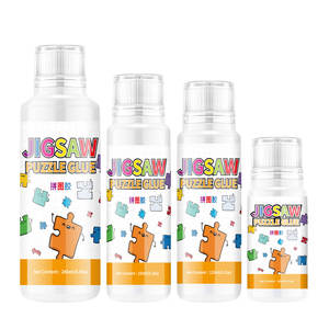 Pegamento para rompecabezas JIGSAW de 60 ml en oferta, sellador de alta calidad para pintar rompecabezas, para manualidades infantiles, adhesivo transparente a base de agua, no tóxico. - Product Image 1