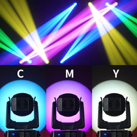 Nouveau 470W LED Sharpy Beam Stage Lighting Gobo CMY Multi Color 6PC Prism Effect DMX Led Beam Moving Head Light pour Night Dj Bar