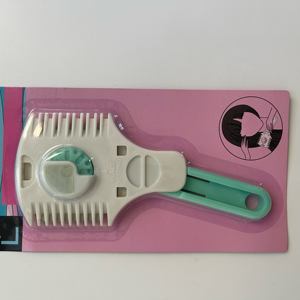 Pettine a Doppia Lama in Plastica ABS Personalizzabile per Sfoltire e Tagliare le Frange - Product Image 3