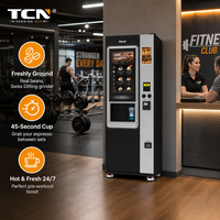 Distributeur automatique de café et de thé TCN de haute qualité, 3 types différents, entièrement automatique, à monnayeur, pour la pause-café