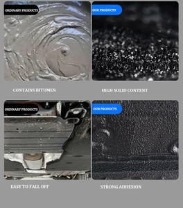 Auto wartungs produkte Korrosions beständige gummierte Unterwolle Sprüh farbe Unter beschichtung <span class=keywords><strong>f</strong></span>ür den Schutz des Fahrgestells - Product Image 5