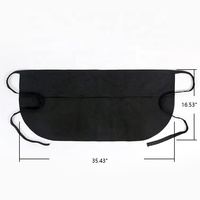 Tablier de Serveur/Serveuse CHANGRONG Personnalisé en Polyester Noir, Sans Manches, pour Usage Professionnel, avec 3 Poches