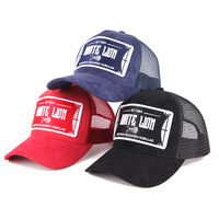 Gorra de camionero personalizada para hombre, 5 paneles, bordada, de malla