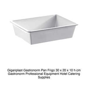 Giganplast Gastronorm Pan Frigo 30 x 20 x 10 h cm Equipo Gastronorm Profesional Suministros para Hostelería y Catering - Product Image 2