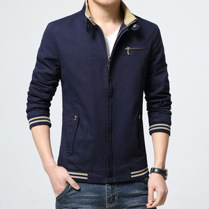Nuova primavera autunno giacca Casual da <span class=keywords><strong>uomo</strong></span> giacche da <span class=keywords><strong>uomo</strong></span> alla <span class=keywords><strong>moda</strong></span> lavate in puro cotone giacche da <span class=keywords><strong>uomo</strong></span> Bomber giacca da <span class=keywords><strong>uomo</strong></span> sottile - Product Image 5