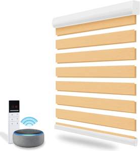 Zebra Blinds Rechargeable <strong>Motor</strong> Polyester <strong>Roller</strong> Smart Automatic Control Built-In Waterproof Sunscreen Horizontal Tuya Control - Product Image 4