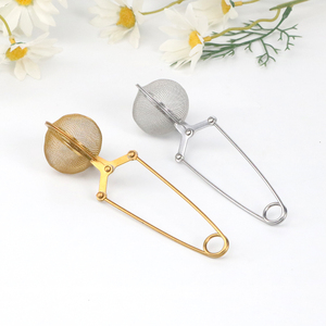 Hot Selling Eco-Friendly Metal Mesh Ball <strong>Tea</strong> <strong>Stainer</strong> with Handle Utensil Filter - Product Image 2