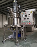 Agitateur mélangeur à vide à cisaillement élevé bien conçu avec moteur à engrenages en acier inoxydable SUS304 pour les cosmétiques, crème, lotion, émulsifiant