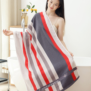 Tùy chỉnh 2025 mới thiết kế khách sạn chất lượng mềm kích thước lớn Khăn tắm bộ mặt khăn tay trong bông khác nhau màu sắc - Product Image 3