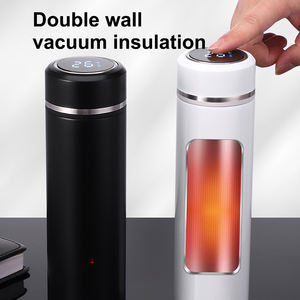 Tumbler intelligente in acciaio inox LED Display digitale della temperatura portatile Smart <span class=keywords><strong>Thermos</strong></span> <span class=keywords><strong>per</strong></span> acqua e caffè coperchio bevande - Product Image 4
