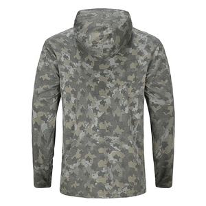 Hombres transpirable que absorbe la humedad <span class=keywords><strong>Camo</strong></span> impreso al aire libre rendimiento caza Sudadera con capucha camisas - Product Image 4