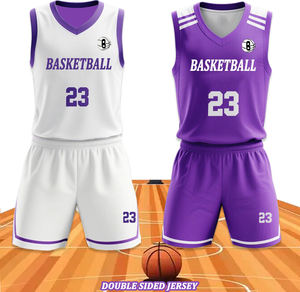 Impresión por sublimación personalizada, ropa deportiva ligera sin mangas, camisetas de uniformes reversibles, uniformes de <span class=keywords><strong>baloncesto</strong></span> negros y amarillos - Product Image 5