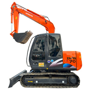 Cheap Hitachi ZX70 Mini Crawler Excavator 7 Ton Mini Tracked Digger ZX70 - Product Image 1